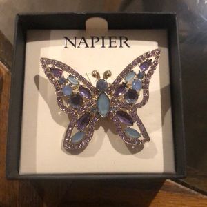Napier butterfly pin